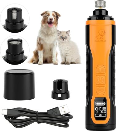 Електричний триммер для собак та котів 2 шт. з LED-дисплеєм та 5 швидкостями (M9)