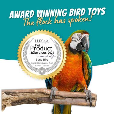 Busy Bird іграшка-головоломка Impossi-Ball для папуг, розвиваюча, для активних птахів