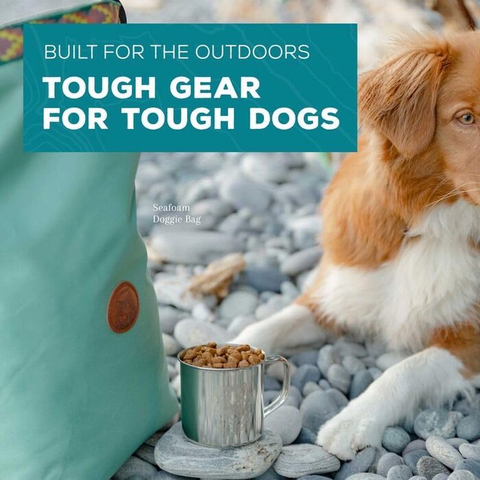 Wilderdog Sienna - переносна сумка для собак, водовідштовхуюча, з контейнером для сухого корму та нержавіючою чашкою