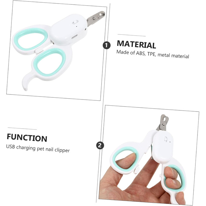 USB-набір для стрижки кігтів домашнім тваринам Sosoport - безпечний, ергономічний, для собак та котів