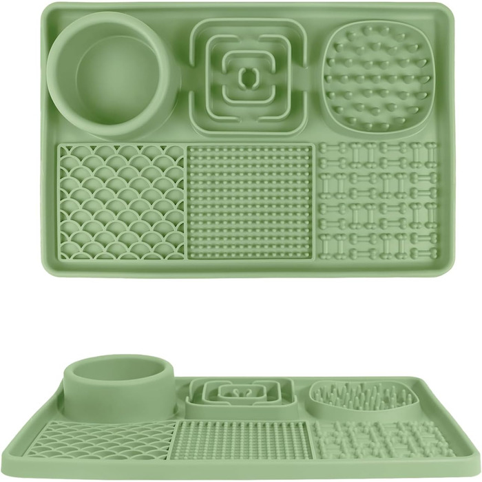 Силіконовий килимок для собак та котів Upgrade XL з великим присоском [без BPA] - рожевий