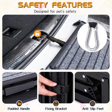 Рампа для собак великих порід, складана, 180х50 см, алюміній, з антиковзким покриттям