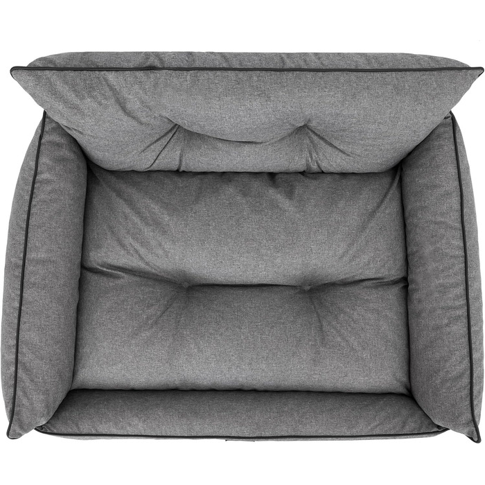 Ляжка для собак Joker Gesteppt, графіт, 64 x 49 см, штучна шкіра (кошмарин)