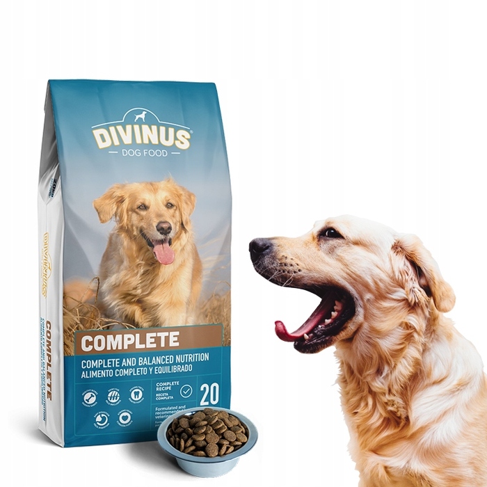 Повний сухий корм для дорослих собак Divinus Dog з вітамінами, 20 кг