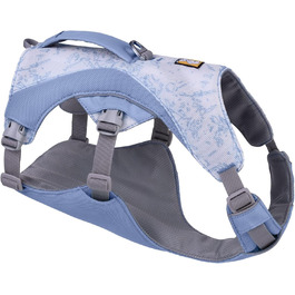 Охолоджувальний жилет-шлея для собак RUFFWEAR Swamp Cooler, легкий, регульований, з ручкою, 2 отвори для повідця, для спеки, фіолетовий, розмір S (56-69 см)