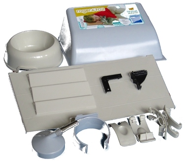Дерев'яна клітка для гризунів FERPLAST HAMSTERVILLE, 60x34x49 см