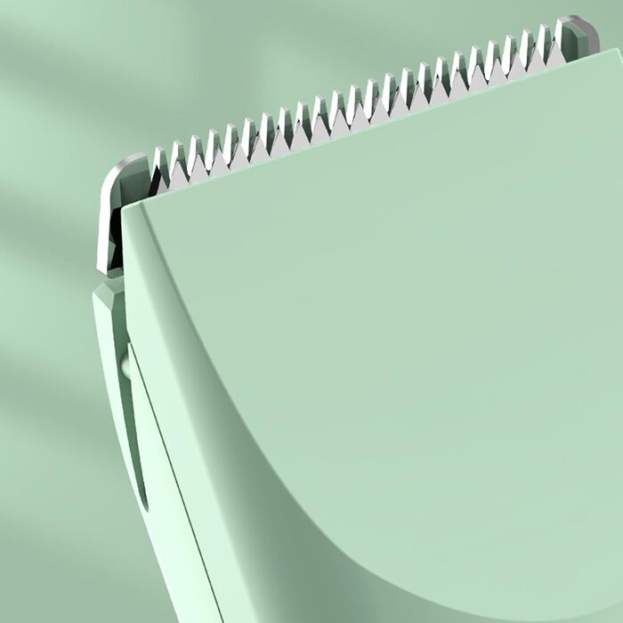 Професійна машинка для стрижки собак, бездротова, акумуляторна, для малих порід, тиха, для котів, вух, обличчя та задньої частини тіла, білий (зелений)