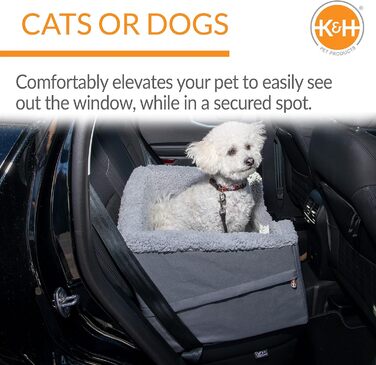 Підвищення для собак та котів K&H Pet Products, складна конструкція, сірий колір, розмір L