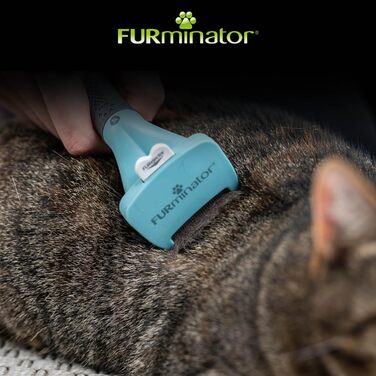 FURminator для котів S - знімач підшерстка, щітка для котів, видалення підшерстка, для короткошерстих котів