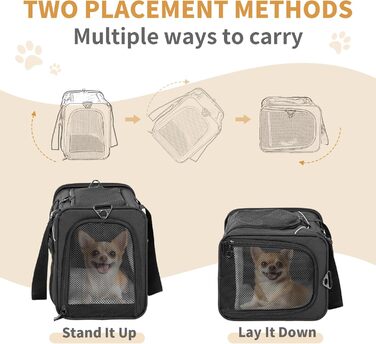 Транспортувальна сумка Petsfit для собак і котів, авіабокс для перевезення домашніх тварин у літаку, авто чи поїзді