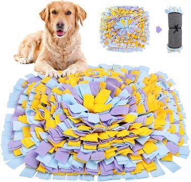 Нюхальна килимок для собак, маленький, великий, для носової роботи, годівниця, міцний нюхальний килимок, інтерактивна іграшка-пазл для домашніх тварин для природного пошуку їжі, тренування та зняття стресу