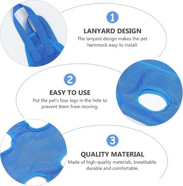 Набір для догляду за тваринами з гамаком: догляд за кігтями та шерстю. Підходить для котів та собак. Легка збірка та практичний дизайн.