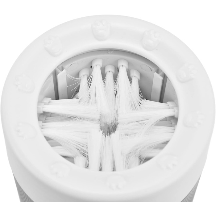 Портативний очищувач лап для собак ANKROYU - мийка для лап, миска для собак, інструмент для чищення лап, сірий