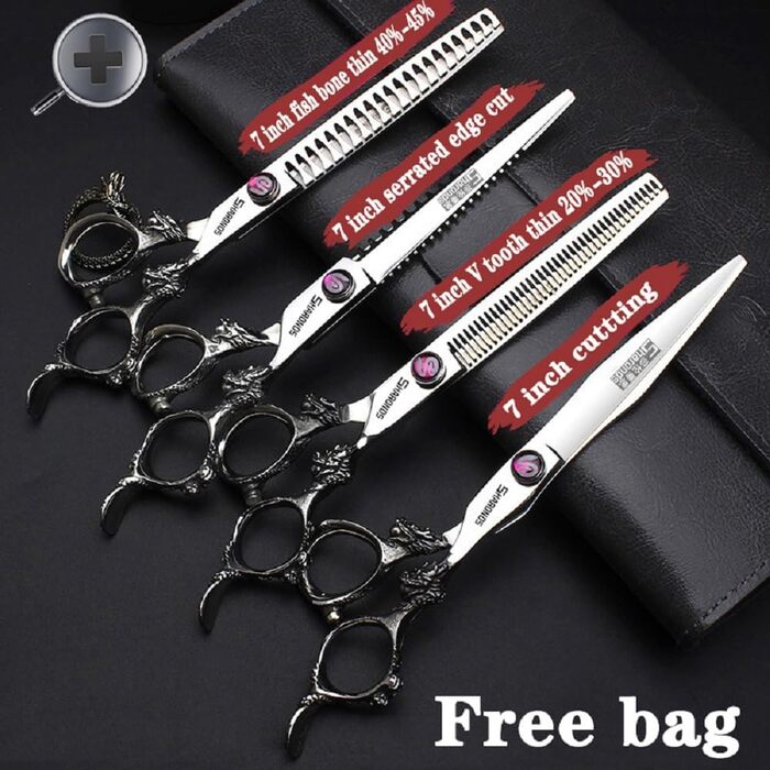 Професійні ножиці для стрижки волосся, 7 дюймів, 4 шт. - для жінок, чоловіків, дітей
