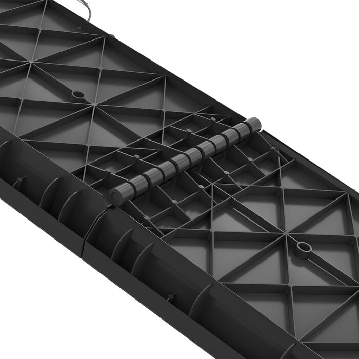 Рампа для собак з штучним газоном, складана, для автомобіля, 156 x 40 см, до 90 кг, зелена