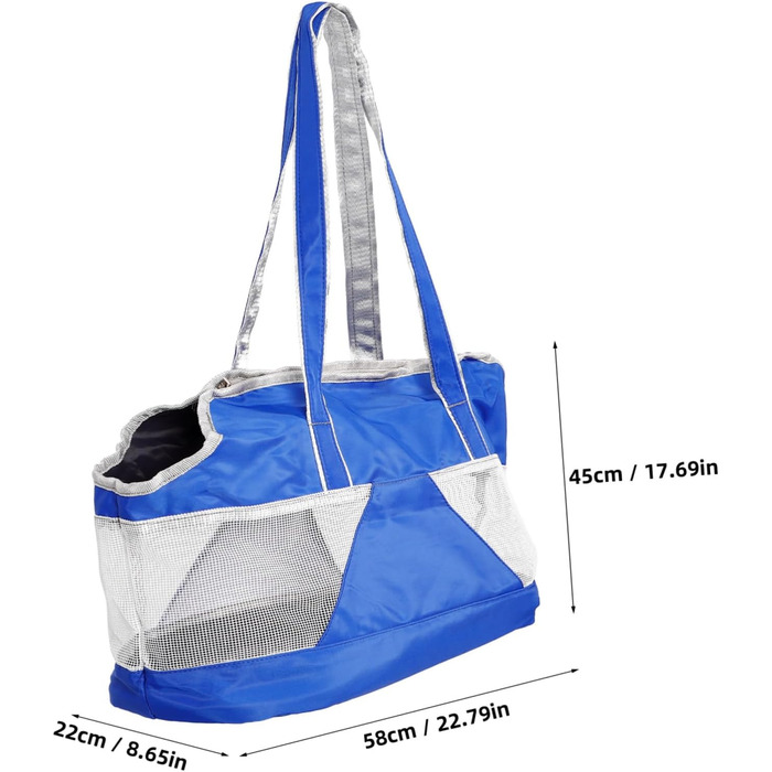 Транспортна сумка для домашніх тварин SEWOART - дихаюча, з міцного оксфордського полотна, з плечовим ременем, для маленьких собак та котів