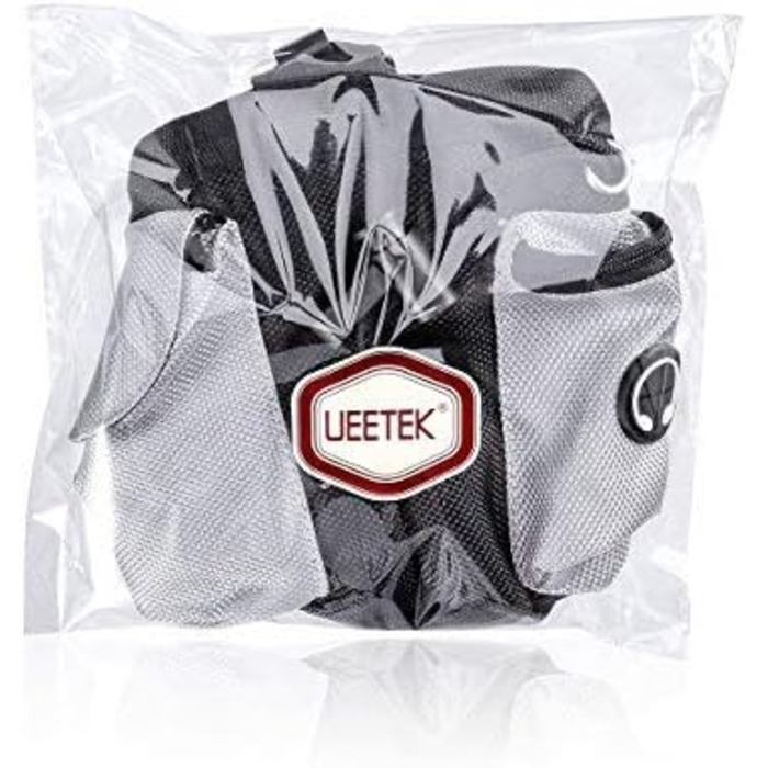 Сумка для ласощів для собак UEETEK Oxford, сумка для тренувань, з дозатором пакетів для прибирання, 12.5 x 8 x 12.5 см