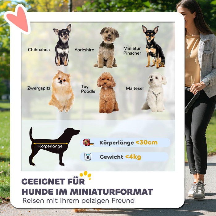 PawHut Коляска для собак Dogs Buggy складна для собак і кішок до 4 кг Cat Buggy з сітчастими вікнами, плечовий ремінь, сумка для зберігання, підстаканник Парасолька Коляска для кішок темно-зелена | Аосом