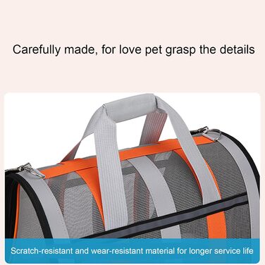 Складана переноска для тварин: зручна переноска для собак та котів з вентиляцією, м'яка сумка для обличчя, легка переноска для подорожей літаком та прогулянок