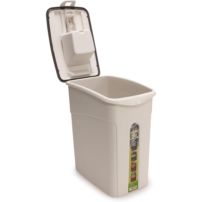 Контейнер для корму Arquivet для собак та котів, 14 л, 5 кг, з дозатором, для зберігання корму