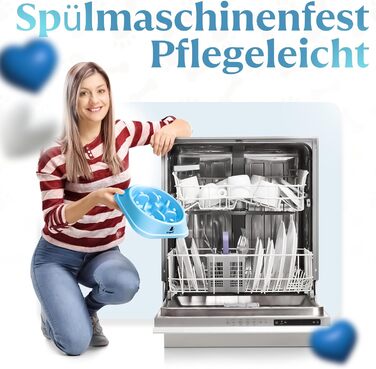 Антишвидкоїжка для собак великих порід | Повільне та здорове харчування, Slow Feeder, сприяє травленню, запобігає блювоті, неслизький, миска для собак, великі та XXL породи