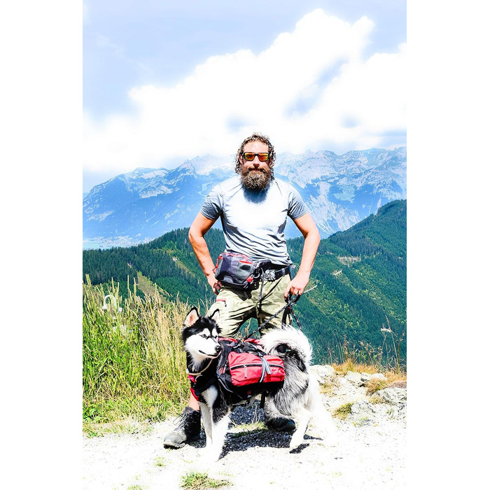 iEnergy™ MAL Hunderucksack: Водонепроникний рюкзак для собак – зручний та добре об'ємний для походів (маленький)