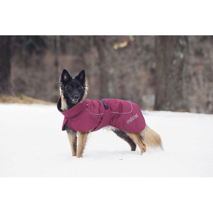 Дощовик для собак Rukka Pets Stormy Coat, бордовий, 65 см