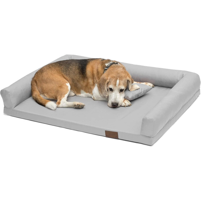 Ортопедичне ліжко для собак Juelle, великі породи, XXL (145x105 см), знімний чохол, машинне прання