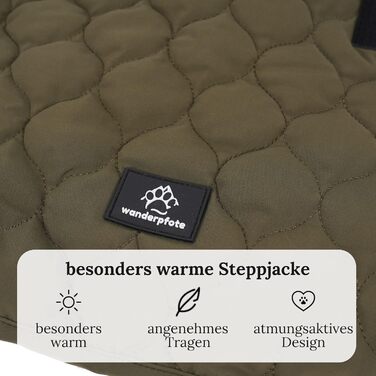 Водонепроникний теплий дощовик для собак Wanderpfote – стильний дощовик для маленьких та середніх собак (зелений, M)