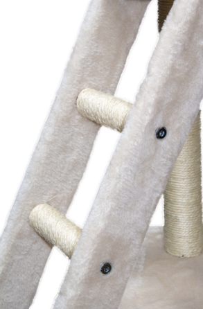 Високий когтеточка-комплекс із лежаком та стовпчиком для кігтів, вежа Pet HOBBY 101 — 160 см