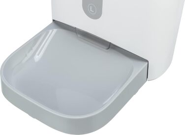 Автоматична годівниця для тварин TRIXIE TX8 2.0, 4,5 л, біло-сіра