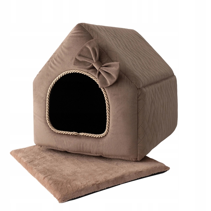 Ексклюзивне лежак-будиночок Royal Prestige R:2 PUSTYNNY, 44x37 см, розмір M