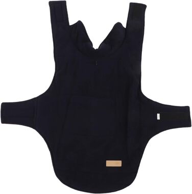 Водонепроникна вітрозахисна куртка для собак у клітку, тепла зимова жилетка для маленьких та середніх собак, м'яка одяг для домашніх тварин, блакитна (S, S)