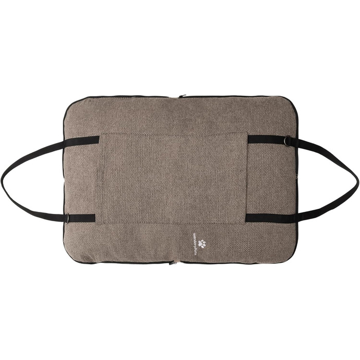 Ортопедичне собаче ліжко для подорожей – зручне та сертифіковане (OekoTex, GSR) – коричневе, розмір L