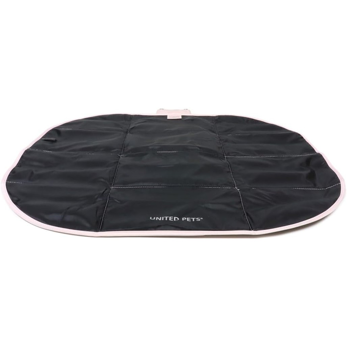 Килимок для собак Lazy Dog Mat від United Pets - портативне, складне ліжко для собак, ідеально підходить для ресторанів та подорожей. Легкий килимок для собак, чорно-зелений колір.