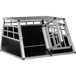 Кія для собак PETSTUFF з прямою задня стінкою, 90°, вибір розміру, 2 двері, перегородка, 89×69×50 см