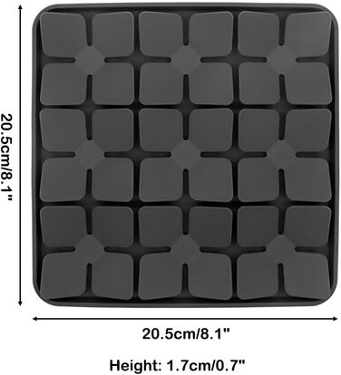 Килимок для годування собак Leckmatte, силіконовий килимок-головоломка для повільного годування собак та котів, з присосками, сірий