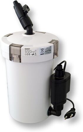 Зовнішній акваріумний фільтр SunSun HW-603B 400 л/год із 3 фільтрувальними губками, фільтрувальним ватником, медіа та помпою