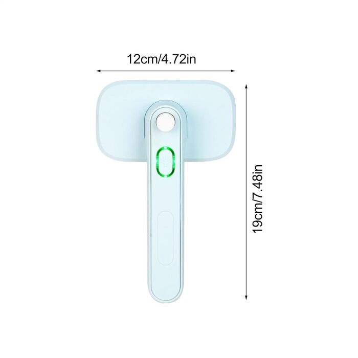 Щітка для собак Zupfbürste – самоочисна, 19 x 12 см, антистатична, для видалення підшерстка, розплутування, масажу та догляду за шерстю котів та собак