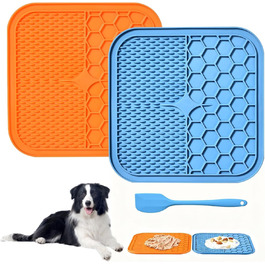 Килимок для ласощів для собак та котів AiQInu з присосками для грумінгу та догляду за кігтями
