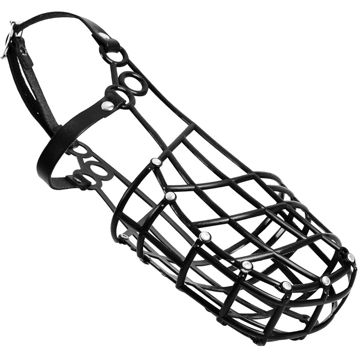Маукорб для гончих собак Don Pare 107 (чорний) для Лурчерів, Слоугі, Салукі - регульований, для тренувань та перегонів