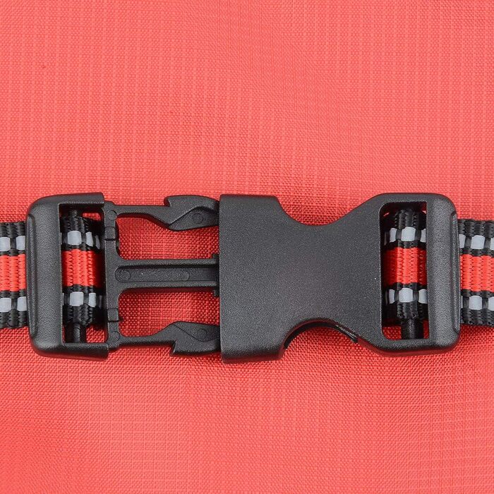 Водонепроникний дощовик для собак середніх та великих порід Zunea, відбиваючий, легкий, вітронепроникний, з підкладкою з сітки, захист від дощу, одяг для активного відпочинку, прогулянок, зеленого кольору, 3XL, 7XL (1 шт), червоний