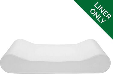 Ортопедичне ліжко для собак Furhaven, великі породи, знімний водонепроникний чохол, до 34 кг – Minky Plüsch & Samt Luxe, сірий колір, Jumbo/XL, 147 x 107 x 1 см