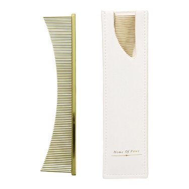 Гребінець для котів Flohkamm - щітка для догляду за шерстю | Аксесуар для домашніх тварин для літніх собак, довгошерстих порід, щоденне використання під час сезонної линьки, для кошенят, золотий колір