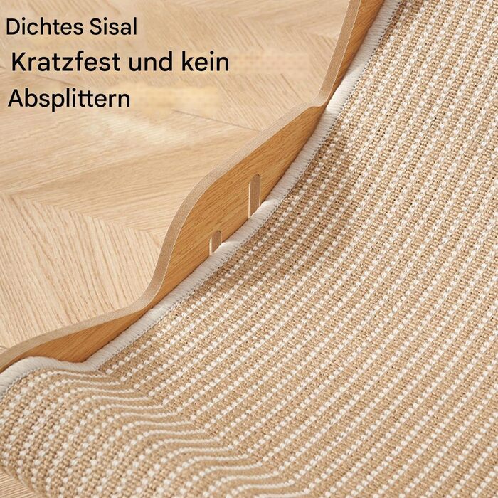 Крісло-лежанка для котів з сизалю, 53x31x32 см. Стійке до вологи та зносу, підходить для кошенят та дрібних тварин