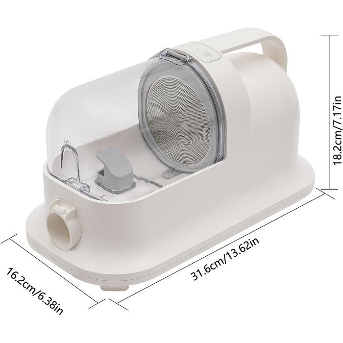 Набір для догляду за тваринами: пилосос для шерсті собак та котів, 1.4L, 11800Pa, тихий