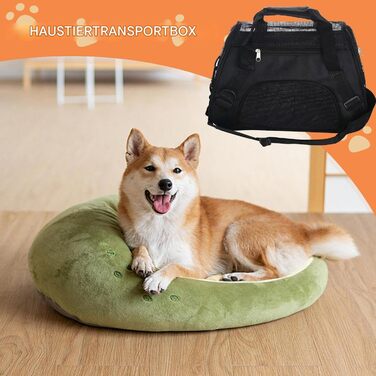 Транспортна переноска для тварин | Складна переноска з вентиляцією | Для котів, цуценят, маленьких та середніх порід. Підходить для подорожей, прогулянок та авіаперельотів