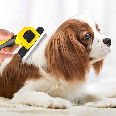 Інструмент для видалення шерсті та щітка для грумінгу домашніх тварин, (M) для собак та котів різних порід та типу шерсті (короткої або довгої).