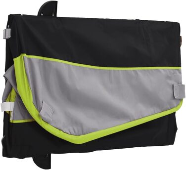 Причіп для велосипеда: вантажний, для собак, чорно-зелений, 30 кг, сталь, для щоденного транспортування, універсальний, легко монтується