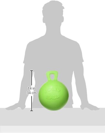 Іграшка м'яч для коней WALDHAUSEN Jolly Ball із ароматом яблука, зелений, 25 см